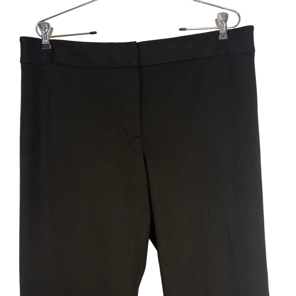 Talbots Women's Classic Ankle Pant Black Ponte Knit Flat Front Petite 14 - Picture 5 of 8